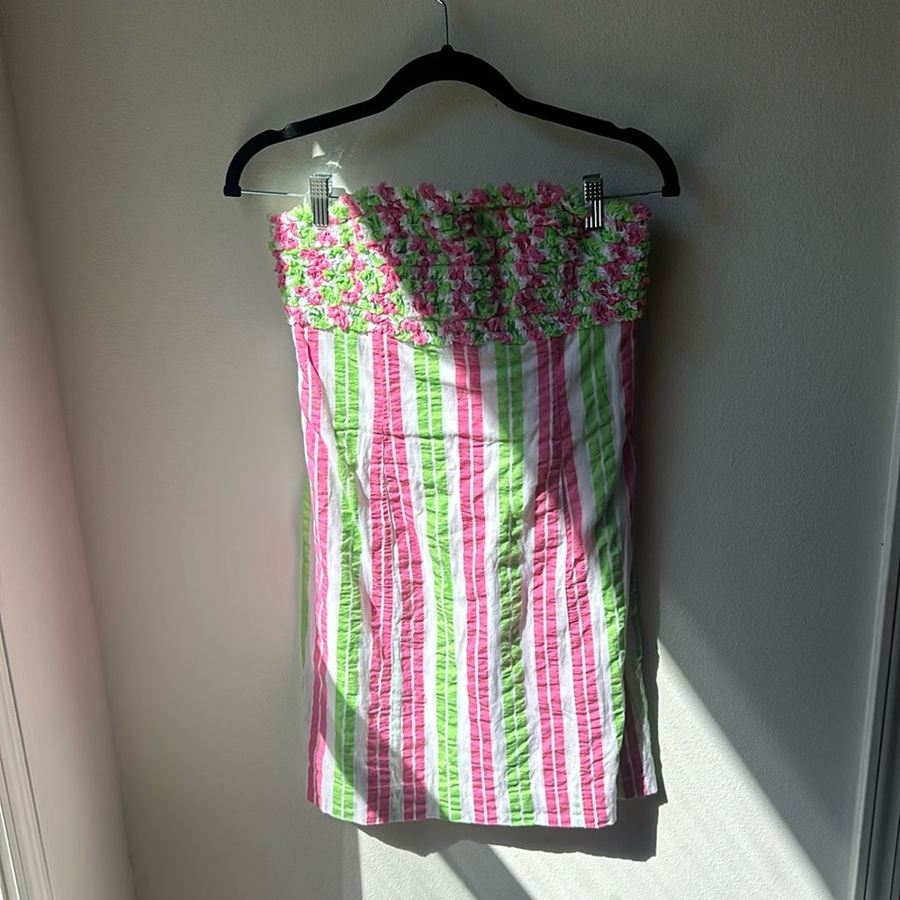 Lilly Pulitzer strapless shift dress Size 2